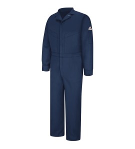 Bulwark CLD4NV Men's Lightweight Excel FR ComforTouch? Deluxe Coverall