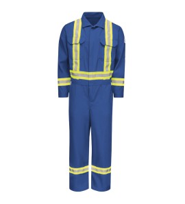 Bulwark CNBCRB Men's Midweight Nomex FR Premium Coverall with CSA Compliant Reflective Trim