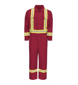 Bulwark CNBCRD Men's Midweight Nomex FR Premium Coverall with CSA Compliant Reflective Trim