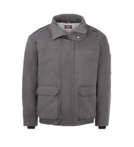 Bulwark JLR8GY Men's Heavyweight FR Insulated Bomber Jacket