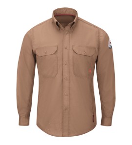 Bulwark QS24BN iQ Serie Men's Lightweight Comfort Woven Shirt