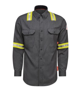 Bulwark QS50EV iQ Series Enhanced Visibility Comfort Woven Lightweight Shirt