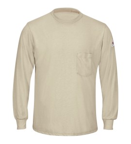 Bulwark SMT8KH Men's Lightweight FR Long Sleeve T-Shirt