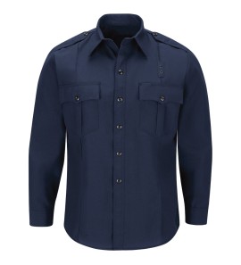 Workrite FsE0NV Mens Classic Long sleeve Fire Officer shirt