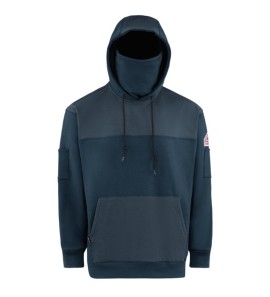 Bulwark SMM4NV Men's FR Fleece Hoodie