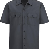 Men's Short-Sleeve Traditional Work Shirt