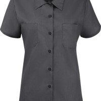 Women's Short-Sleeve Industrial Work Shirt