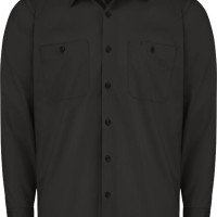 Men's Industrial WorkTech Ventilated Long-Sleeve Work Shirt With Cooling Mesh