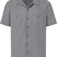 Men's Industrial Short-Sleeve Work Shirt