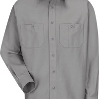 Men's Canvas Long-Sleeve Work Shirt
