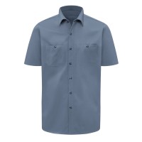 Men's Short Sleeve Wrinkle-Resistant Cotton Work