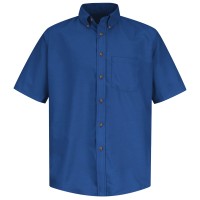 Men's Short Sleeve Poplin Dress Shirt