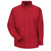 Women's Long Sleeve Poplin Dress Shirt