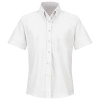 Women's Short Sleeve Executive Oxford Dress Shirt