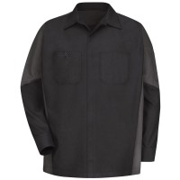 Men's Long Sleeve Two-Tone Crew Shirt
