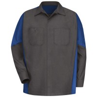 Men's Long Sleeve Two-Tone Crew Shirt