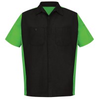 Men's Short Sleeve Two-Tone Crew Shirt
