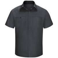 Men's Short Sleeve Performance Plus Shop Shirt With Oilblok Technology