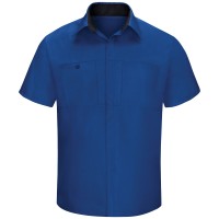 Men's Short Sleeve Performance Plus Shop Shirt With Oilblok Technology