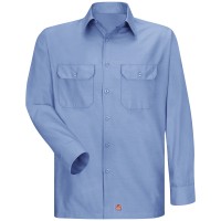 Men's Long Sleeve Solid Rip Stop Shirt